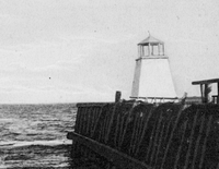 Lynæs Havn W-molens hoved