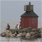 Lynæs Havn Sandfangerens hoved